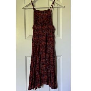 Floral Red skater dress